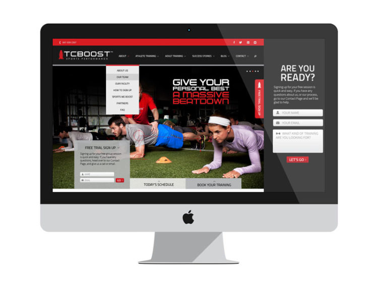 TCBOOST Desktop Homepage