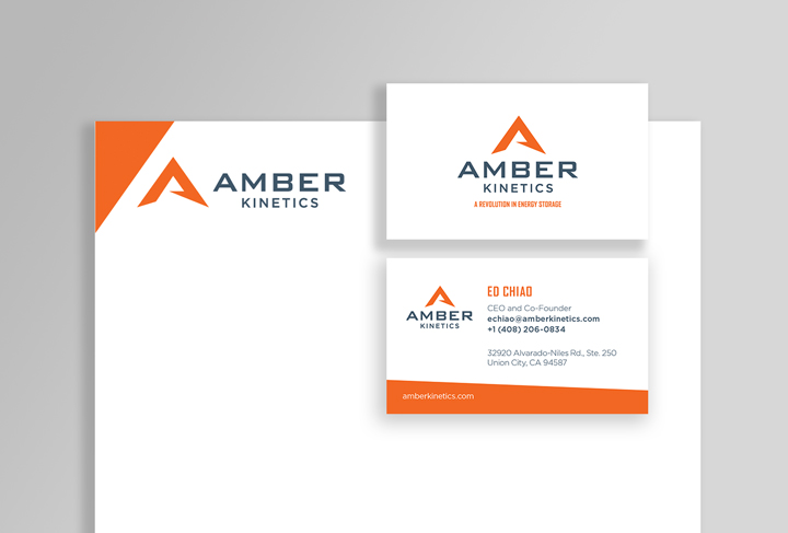 Amber Kinetics Stationary and collateral