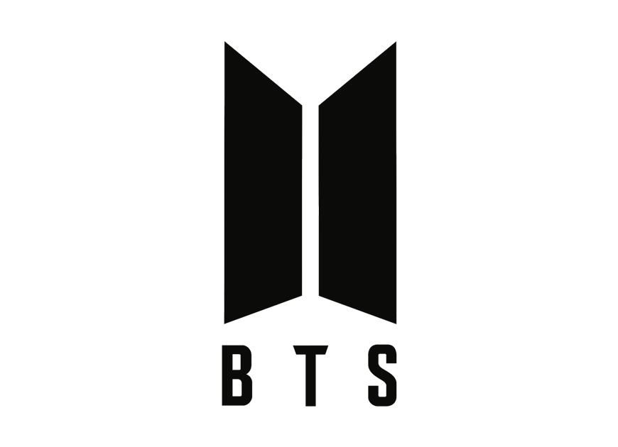 K-Pop band logo for BTS