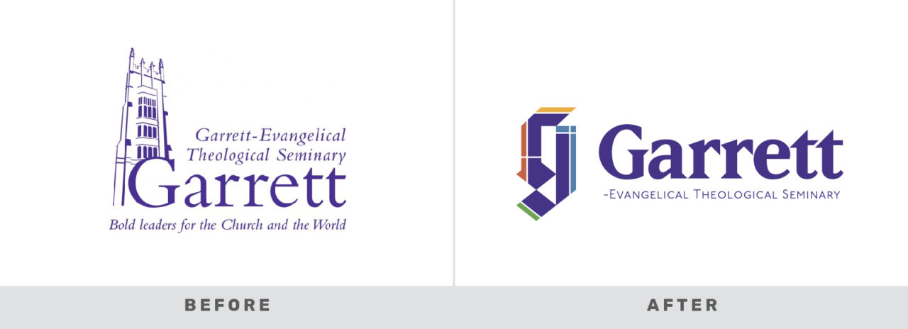 Garrett-Evangelical Logo transformation