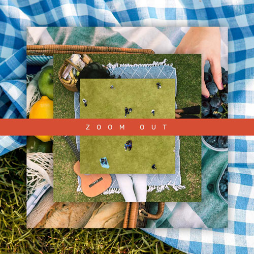 "Zoom Out"  playlist cover by Holly Leach
