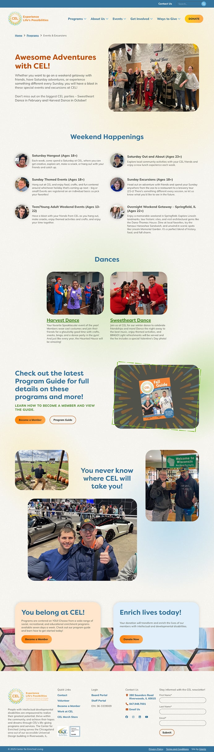 Full scroll image of the event's page